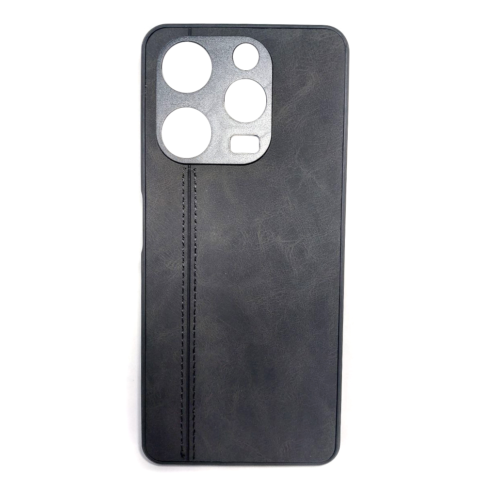 Накладка Leather Case для Tecno Spark 10 Pro Black-0